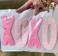 Fluffy XOXO Chenille Patch – Pink Valentine Design