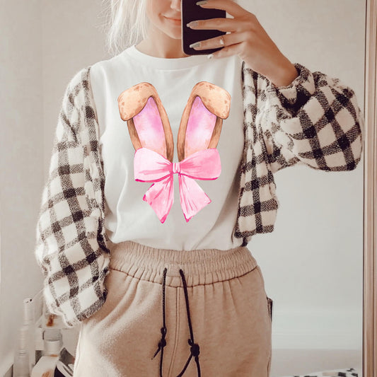 Bunny ears & bows tee & sweatshirt