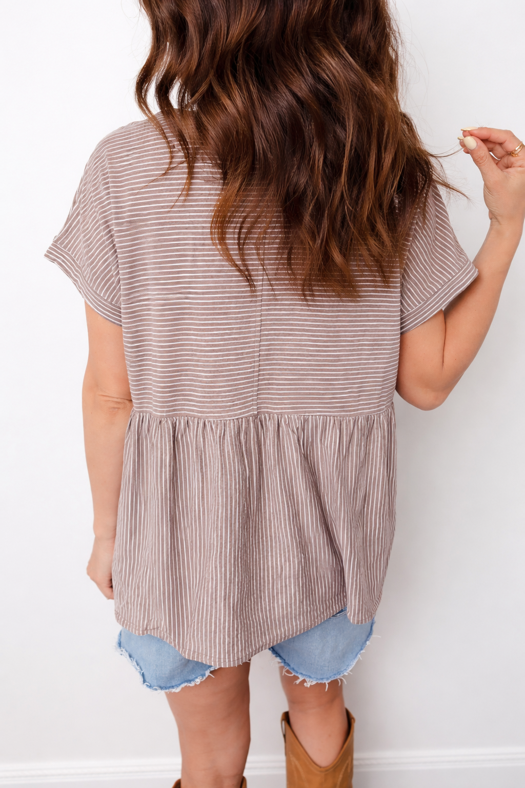 Giuliana Side Slit T Shirt