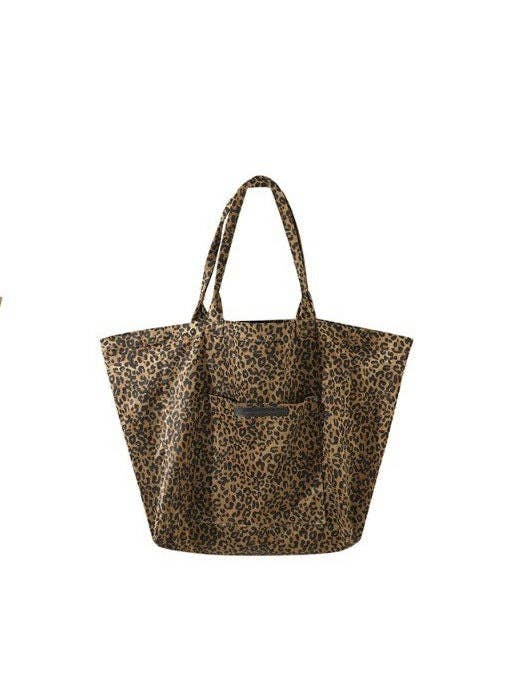 Wild & Chic Leopard Print Tote