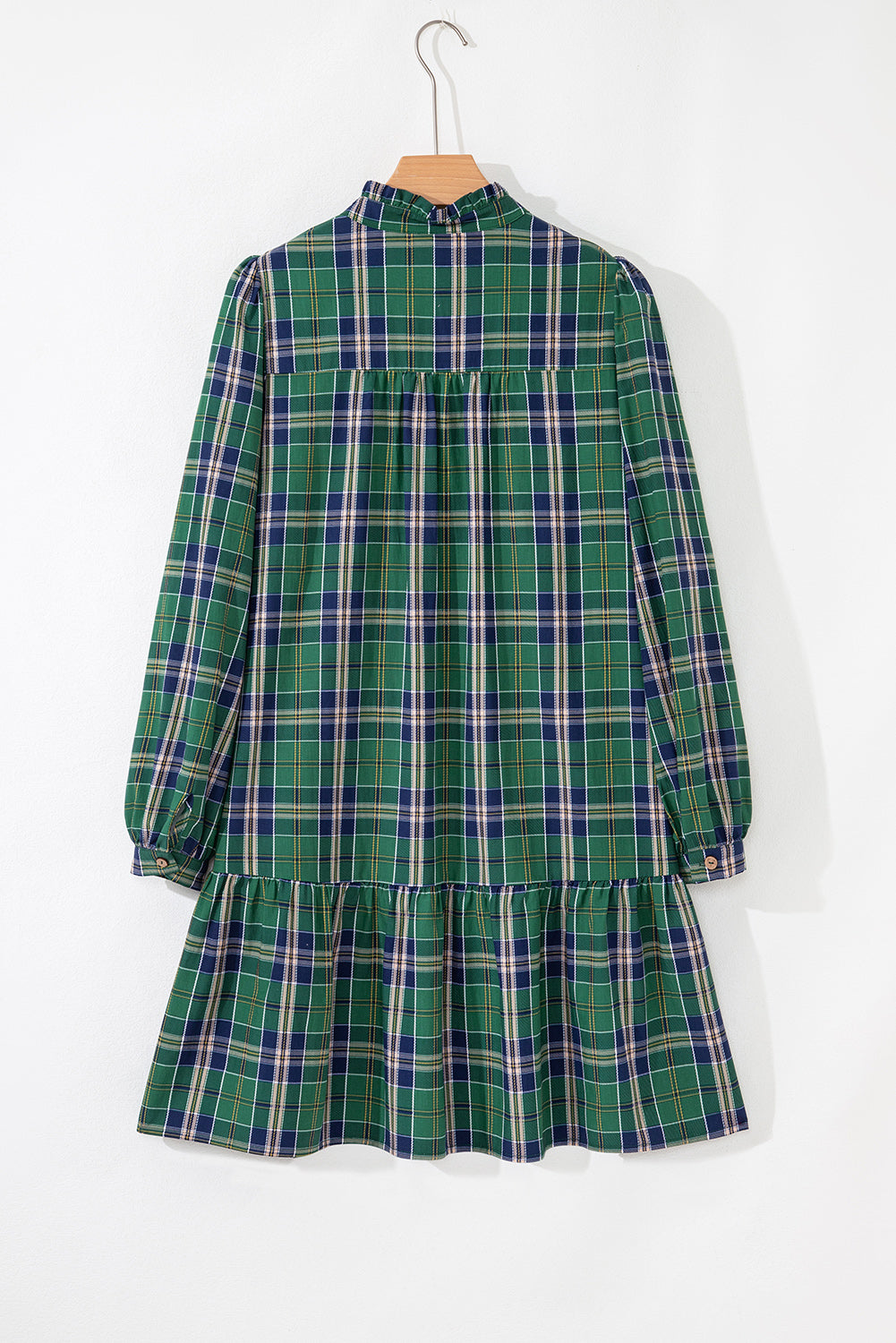 Green Plaid Frilly Dress September.