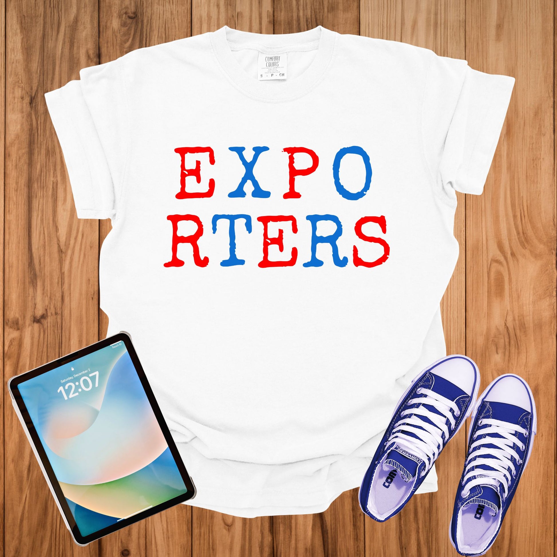 Exporters Rough Typography Tshirt or Sweatshirt