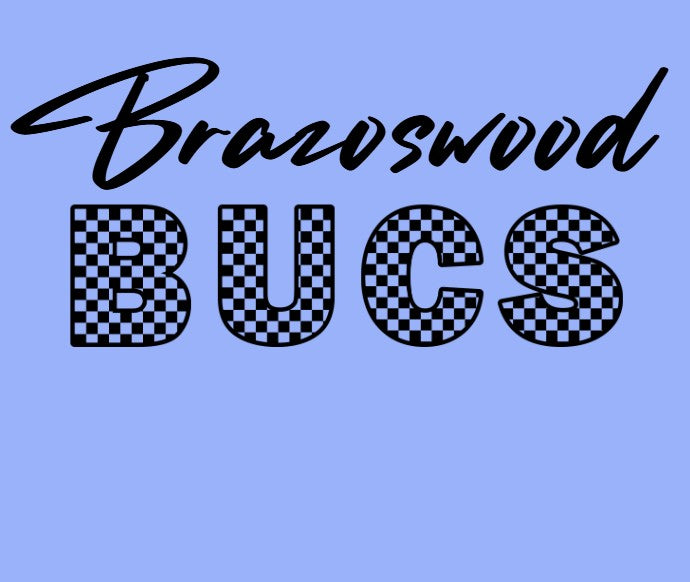 Bwood Checkered BUCS Tshirt or Sweatshirt