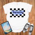 Bwood Checkered Logo Tshirt or Sweatshirt