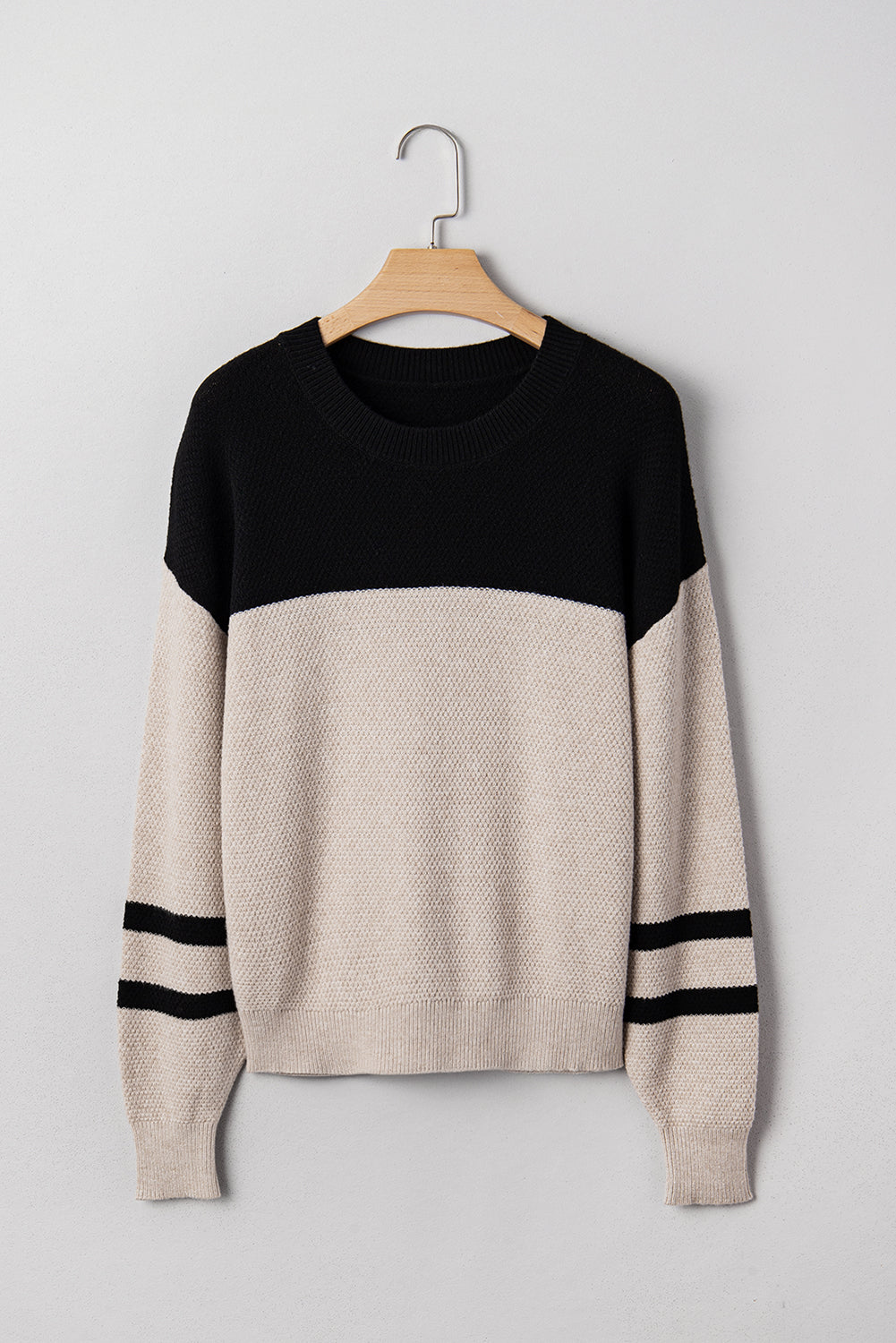 Colorblock knit Striped Sweater RTS