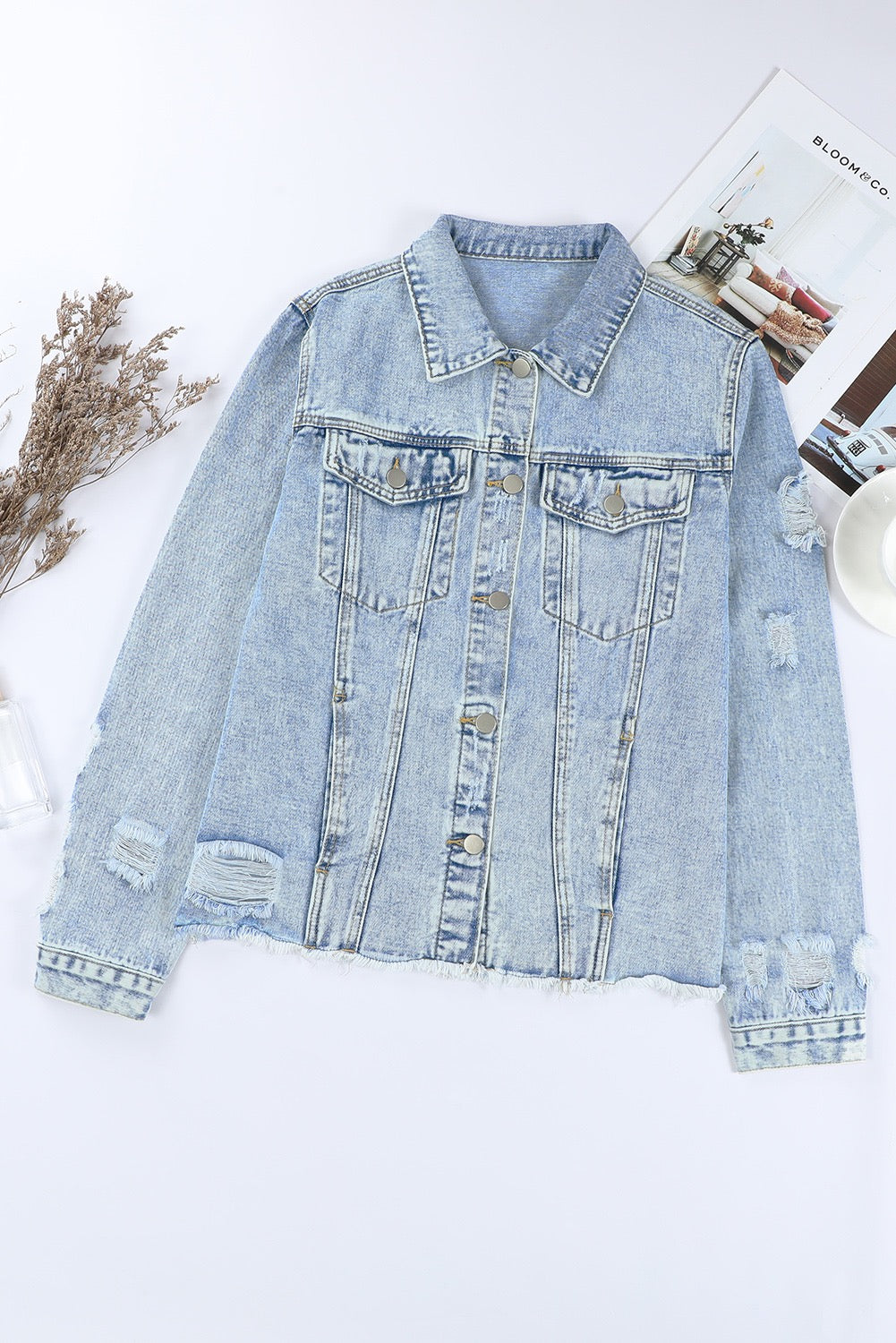 Raw Hem Denim Jacket RTS