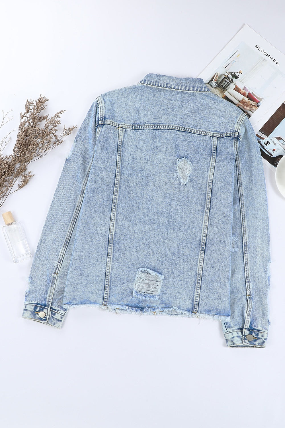Raw Hem Denim Jacket RTS