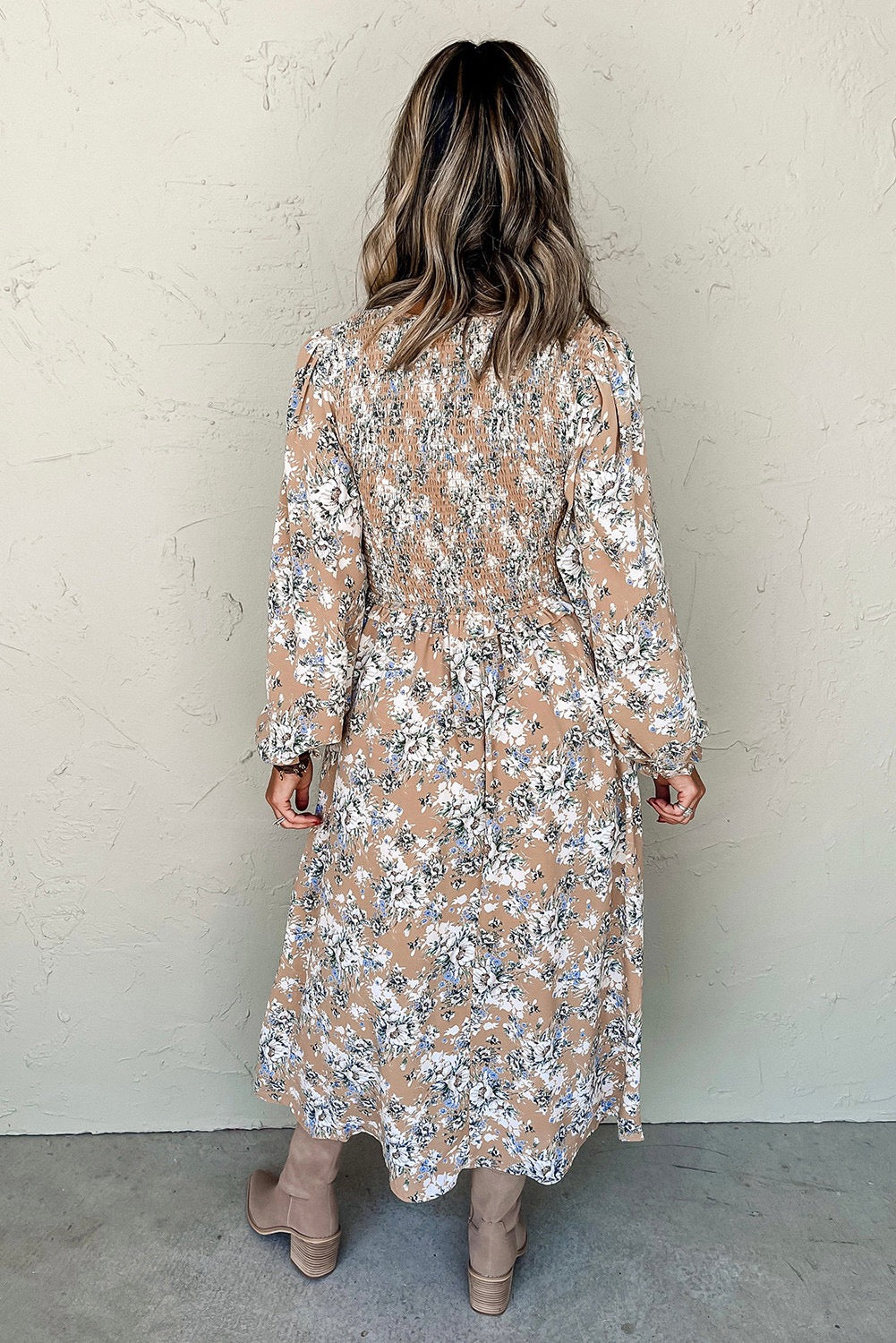 Brown Floral Maxi Dress September.