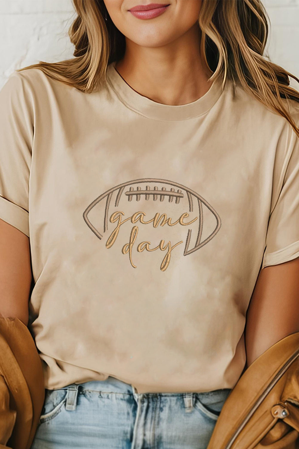 Khaki Game Day T Shirt RTS