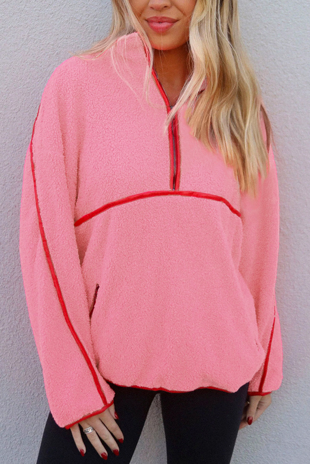 Pink Sherpa Sweatshirt September.