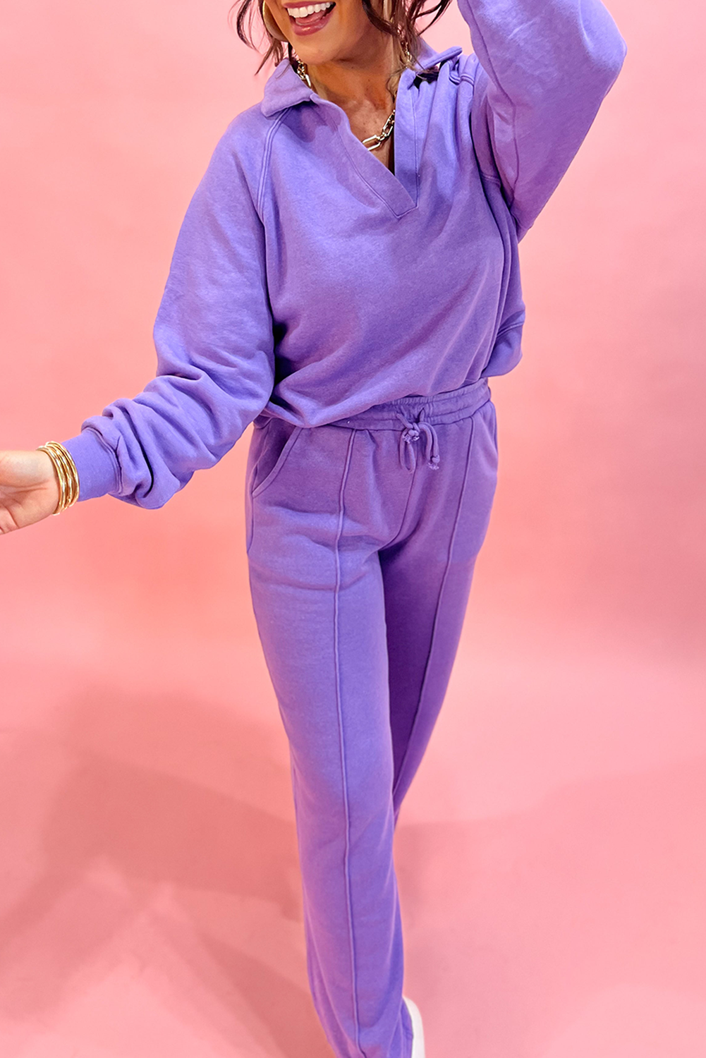 Purple Pullover Seam Set October.