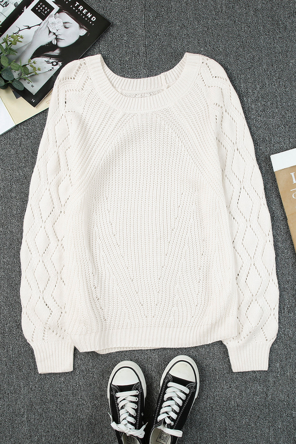 Hollow Puff Sweater RTS