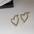 Open Heart Earrings
